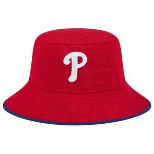 Philadelphia Phillies New Era Red and Blue Game Day Bucket Hat